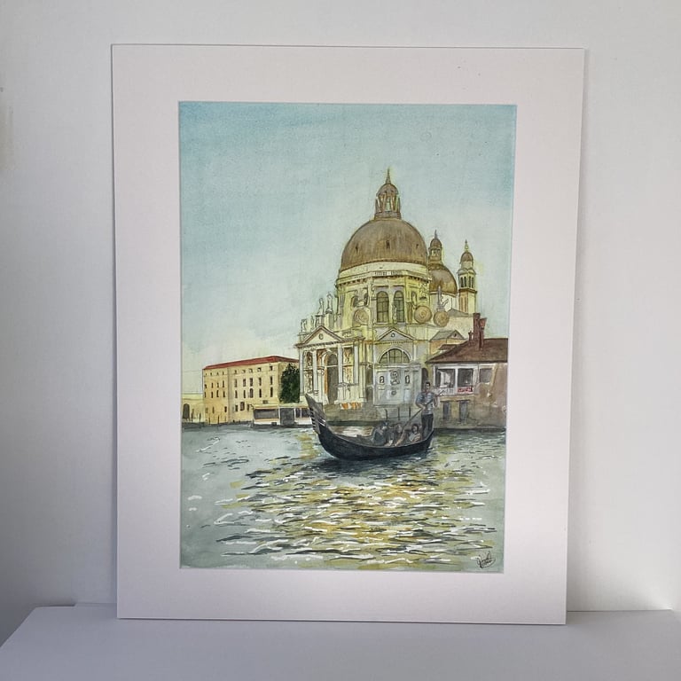 Santa Maria Della Salute, Venice - Original Watercolour 