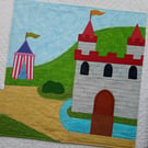 Playmat castle play scene toy