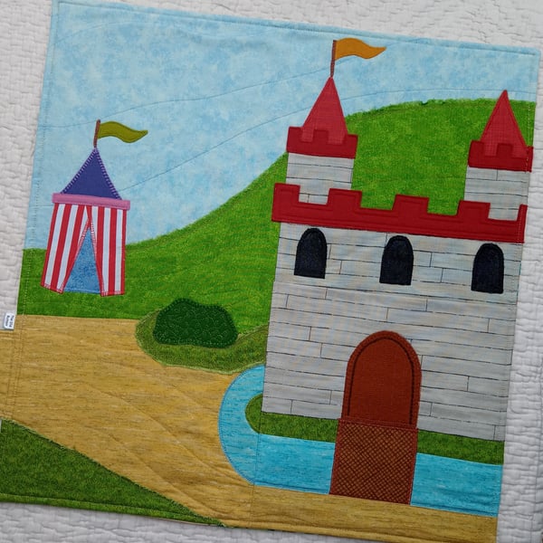 Playmat castle play scene toy