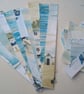 Seascape paper backed fabric offcuts for crafting - zero waste materials - Image 4