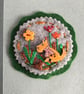 Hand Embroidered Garden Dog Notebook and Pen Set - Image 2