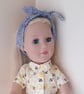 KNITTING PATTERN PDF Sail Away Headband for Doll - Image 1