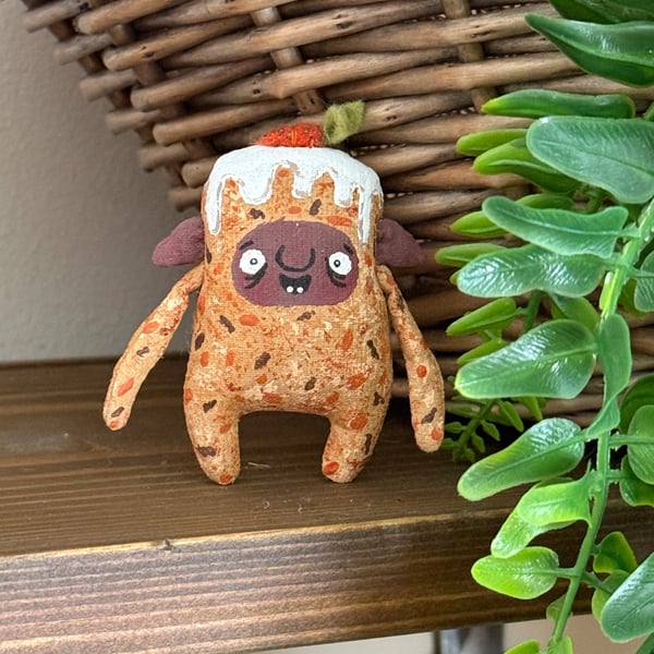 Carrot Cake Brownie Art Doll