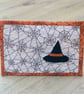 Halloween Witches Hat Mug Rug - Image 1