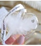 Heart Print Memorial Feather Bauble, Heart Glass Christmas Ornament, Remembrance - Image 2