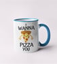I Wanna Pizza You Anniversary Valentines Mug, Gift Idea, Funny Joke Present  - Image 5