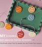 Hands Off My Scissors! Handmade Polymer Clay Scissor Fobs, Fun Gifts 