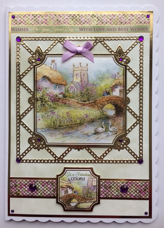 Anniversary Card With Love and Best Wishes Fabulous Couple Anniversary