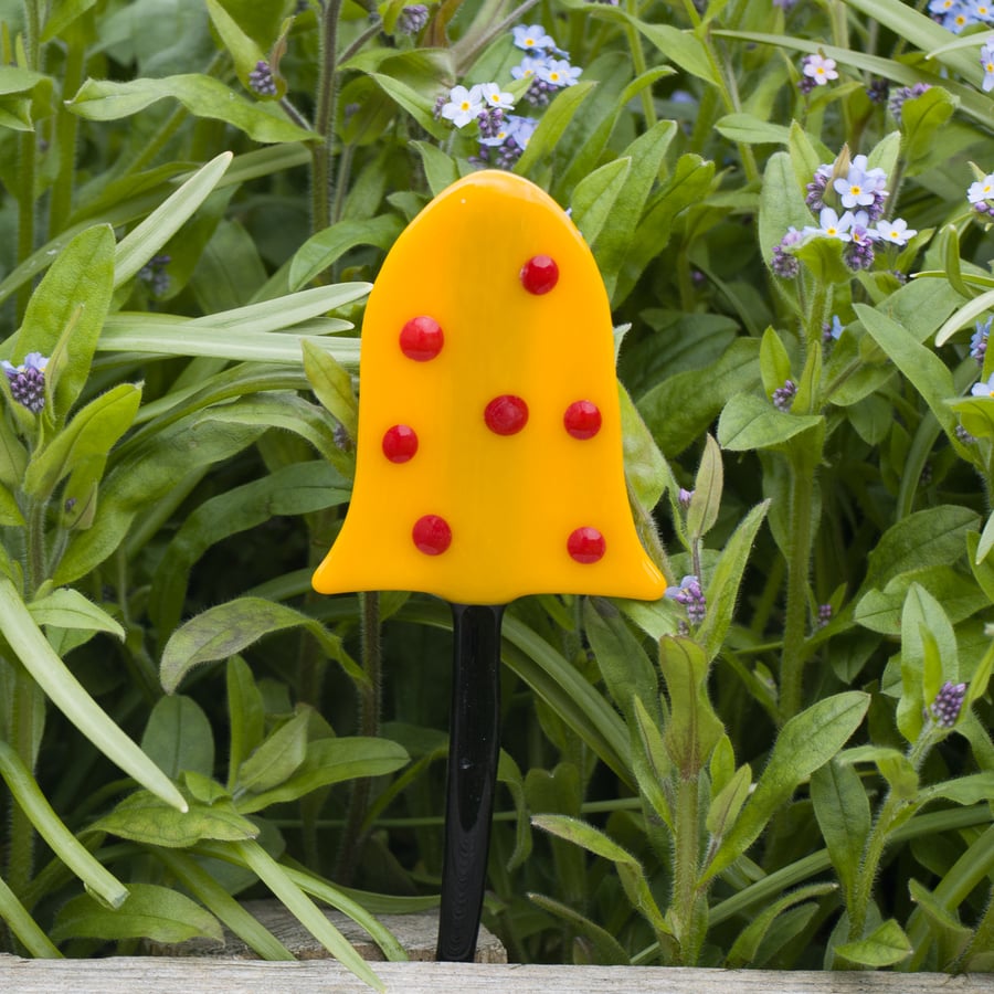 Pot Toadstool - Yellow with Red Spots - 6110