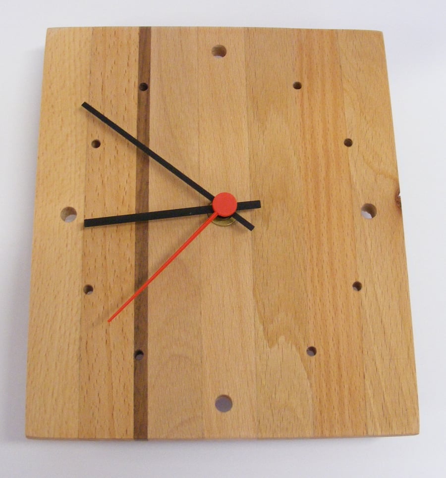 Wooden clock