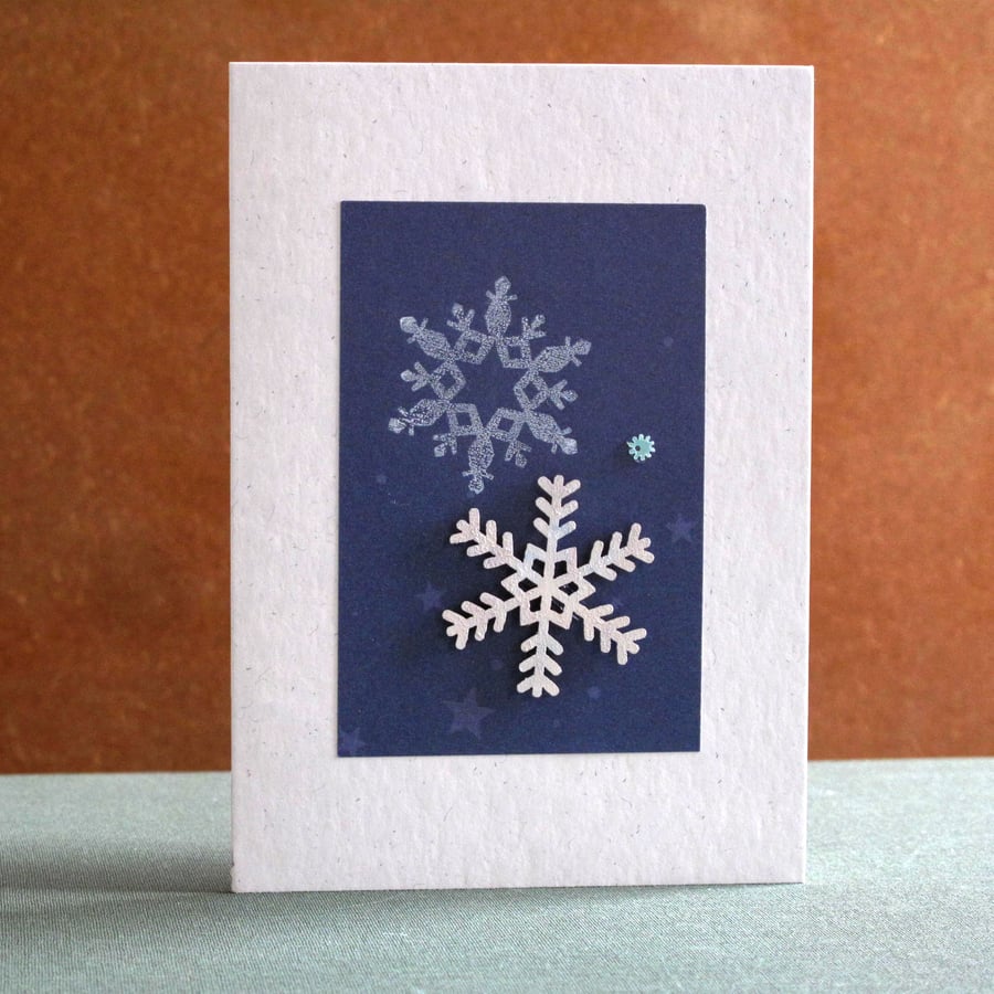  Unique Hand Made Christmas Card with Envelope