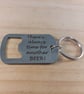 Personalised Engraved Photo or Text Bottle Opener Keyring - Image 9