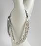Unisex Sterling Silver Woven Slider Chainmaille Bracelet  - Image 8