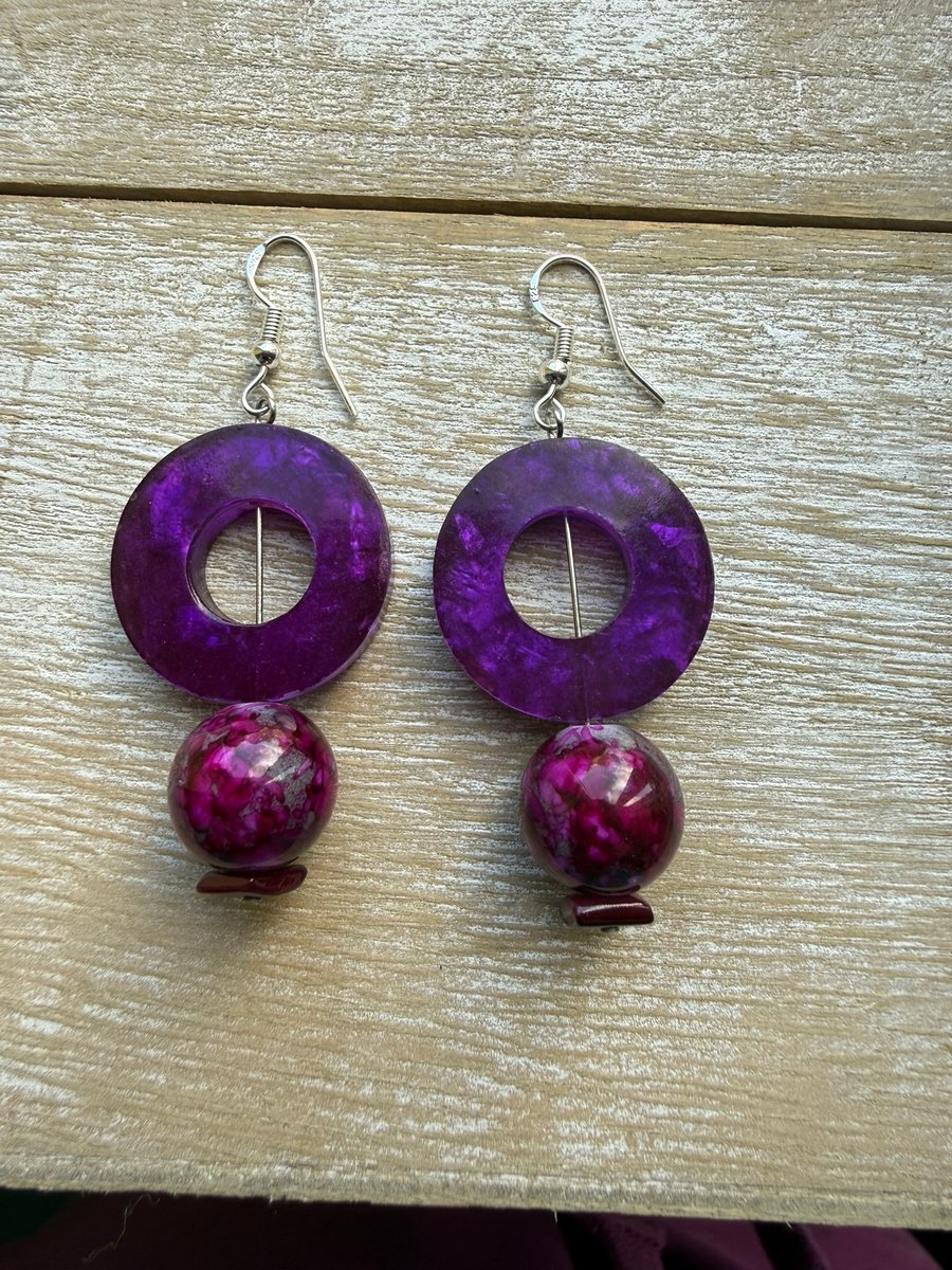 Drop Earrings - Boho Bead 2