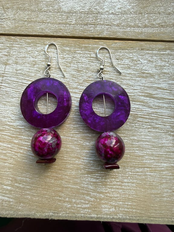 Drop Earrings - Boho Bead 2