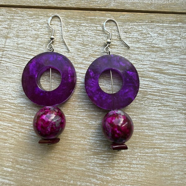 Drop Earrings - Boho Bead 2