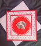 Dalmation blank greetings card