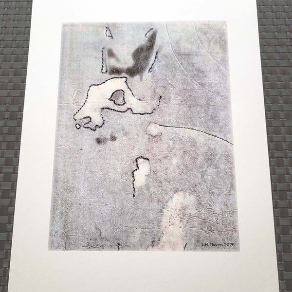 Mixed Media Art Print - 'Hare' Limited Edition