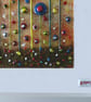 HANDMADE FUSED GLASS 'IN THE GARDEN' PICTURE. - Image 7