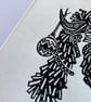 Herr Lametta - Mr Tinsel - Krampus Limited Edition Lino Print - Image 3