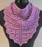 Kerchief Cowl, Scarf, Neckwarmer, Neckerchief, Knit Bandana, Handspun, Merino - Image 2