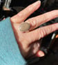 Thames pebble ring Q - Image 3
