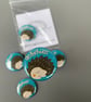 Hedgehugs badge. 25mm hedgehog badge. Hedgehog pin. Animal lover gift.