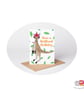 Kangaroo Birthday Card, A6 Birthday Card, Cute Animal Birthday Card