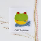 Frog Christmas card