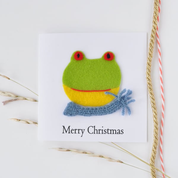 Frog Christmas card