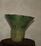 CUSTOMER ORDER DO NOT BUY Wide mouthed textured green & white ceramic pot - Image 3
