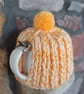 Vegan Tea Cosy, Suki, For Life Stump Compatible, Hand Knitted - Image 3