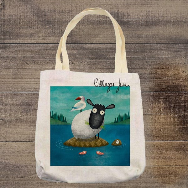 Ferry Across The Jersey - Sheep Tote Bag