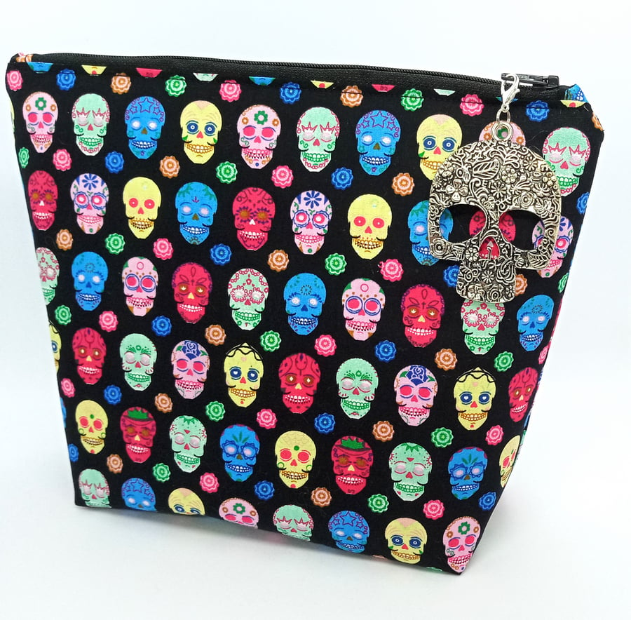 Day of the Dead large make up bag 38F