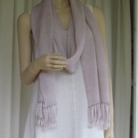 Lightweight Knitted 100% Linen Scarf