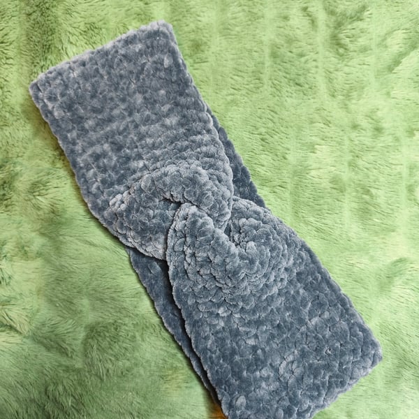 Grey Headband Ear Warmer