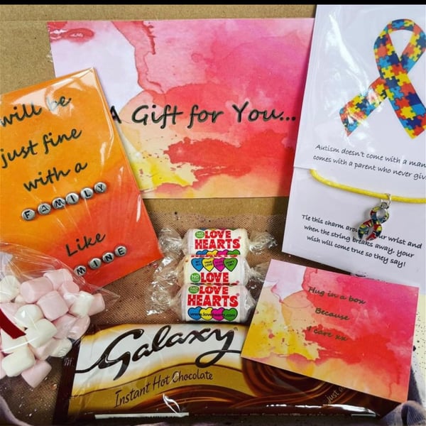 Autism awareness letter box gift gift for ladies 