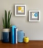Framed Flowers - Yellow & Spring Blue - Image 2