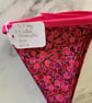 Pink and gold metallic bubbles bunting 3.2 metres excluding ties 21 flags - Image 5