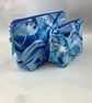 Dolphins makeup bag, Dolphin zip bag, 2 size options, Handmade - Image 3