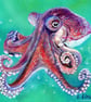 Spirit of Octopus - Blank Card with Nature Spirit Totem message