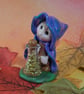 Tiny Magical Gnome 'Fyori' with golden nuggets potion urn OOAK Sculpt - Image 3