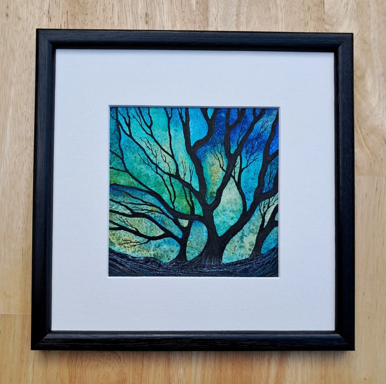 Green Calm, an original painting