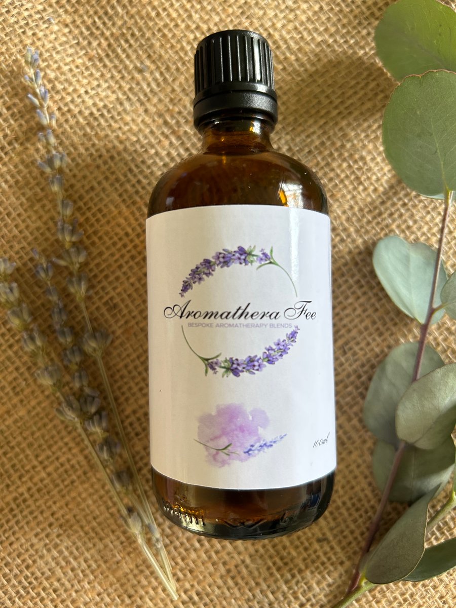Aromatherapy Massage Oil 100ml, 5 different blends or custom blend available