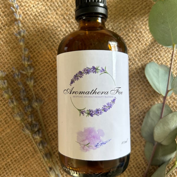 Aromatherapy Massage Oil 100ml, 5 different blends or custom blend available