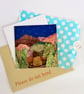 Stargazing - printed greetings card - Image 4