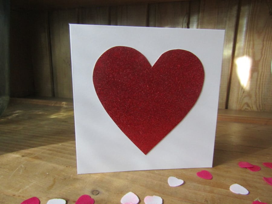 Valentines Day Heart Card - Valentines Card - Valentines Day Card