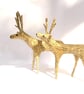 Paper Reindeer Book Sculptures - Set of 2 Handmade Cottagecore Whimsy Art Gifts - Image 4