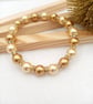 Pearl Bracelet - Christmas Bauble Inspired Pearl Bracelet - Festive Jewellery - Image 2