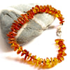 Amber bracelet, beaded bracelet, amber jewellery